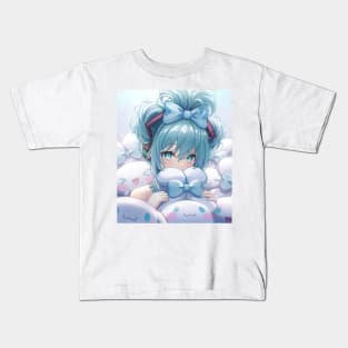 cinnamon roll miku Kids T-Shirt